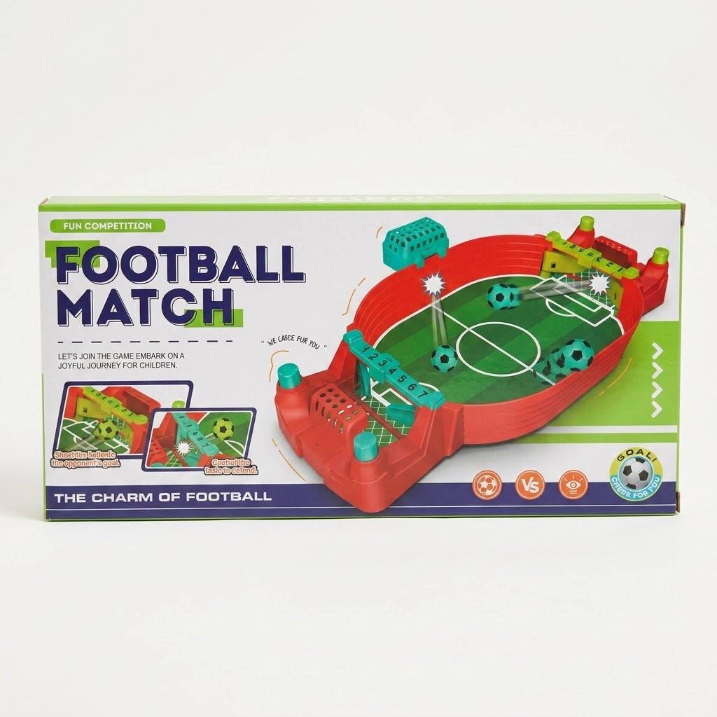 Two-Player Tabletop Football Match Game – Mini Arcade Soccer Board Game for Kids