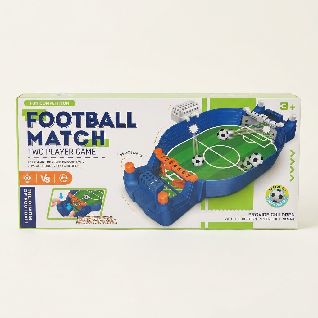 Two-Player Tabletop Football Match Game – Mini Arcade Soccer Board Game for Kids