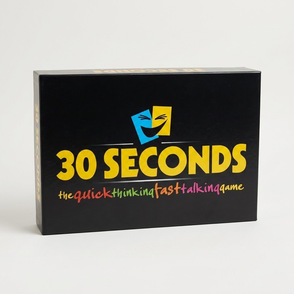 30 Seconds Board Game – Fast-Paced Family Trivia & Party Game