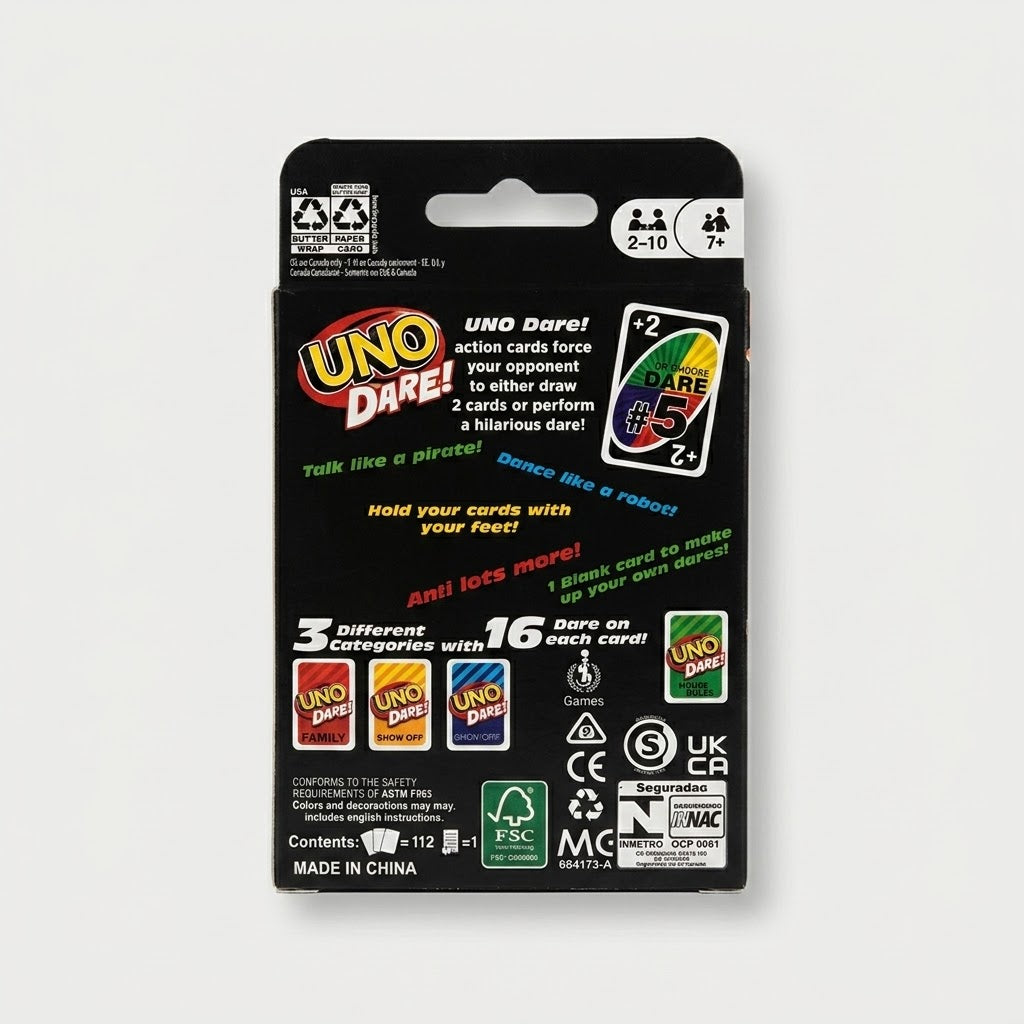 UNO Dare! Card Game – Family Game Night Fun