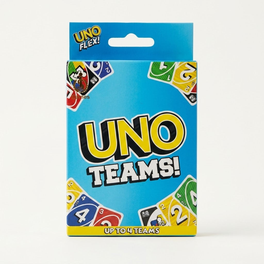UNO Teams! Card Game – Up to 4 Teams, Family & Party Game (Ages 7+)
